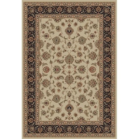 Infinity Home Infinity Home 549327 Barclay Sarouk 7 ft. 10 in. x 9 ft. 10 in. Rectangular Area Rug in Ivory 549327